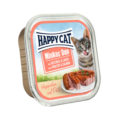 Happy Cat Minkas Duo Poultry & Salmon  - 0.1 kg