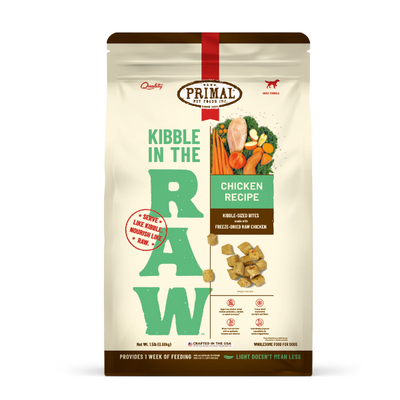 Primal Canine Chicken Kibble in the Raw - PetCentral Oman