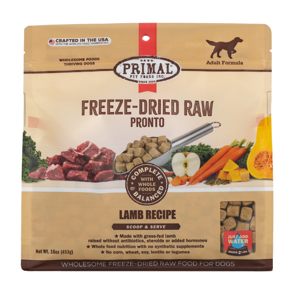 Primal Canine Lamb Pronto - PetCentral UAE