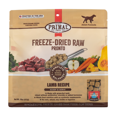 Primal Canine Lamb Pronto - PetCentral UAE