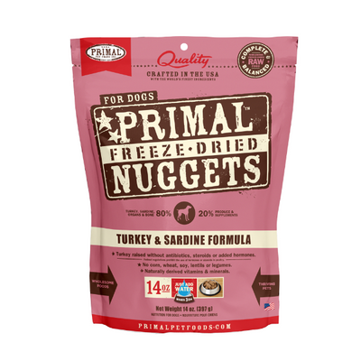 Primal Canine Turkey & Sardine Freeze-Dried Formula - PetCentral 
