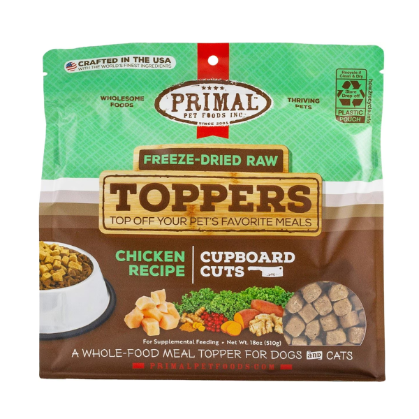 Primal Chicken Cupboard Cuts Freeze-Dried Topper 18 oz - PetCentral