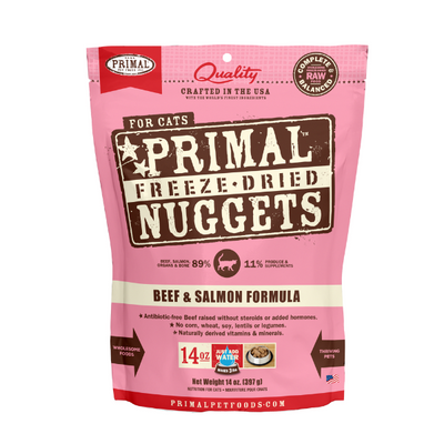 Primal Feline Beef & Salmon Freeze-Dried Formula - PetCentral Oman