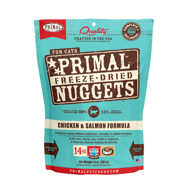 Primal Feline Chicken & Salmon Freeze-Dried Formula - PetCentral Oman