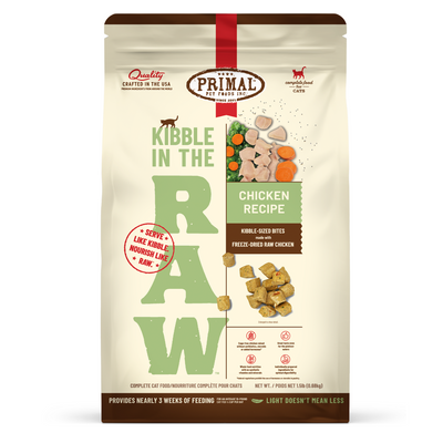 Primal Kibble in the Raw Cat Food Chicken Recipe - PetCentral