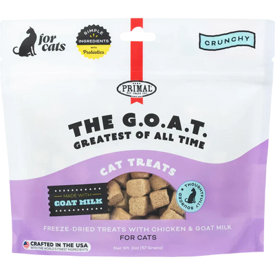 Primal The G.O.A.T. Chicken & Goat Milk Freeze-Dried Cat Treat 2 oz - PetCentral UAE