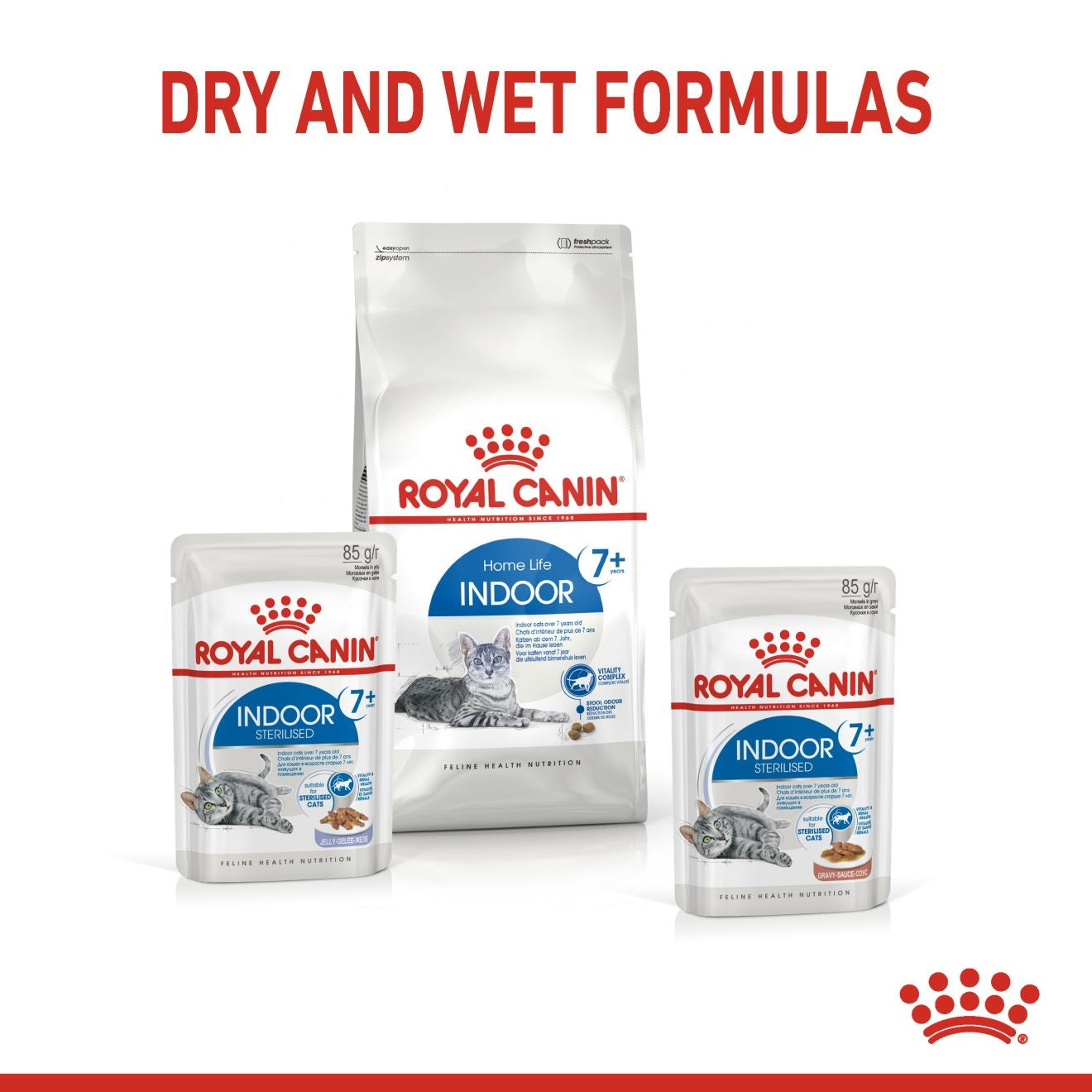 Royal Canin  Feline Health Nutrition Indoor 7 (WET FOOD - Pouches)