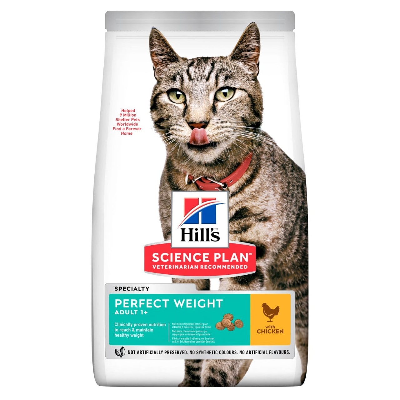 Hill's Science Plan Perfect Weight Adult Cat Food with Chicken
