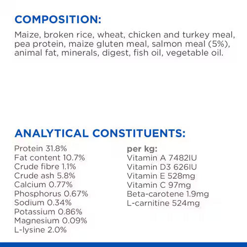 Hills Science Plan Sterilised  Adult Cat Food with Salmon 1.5kg