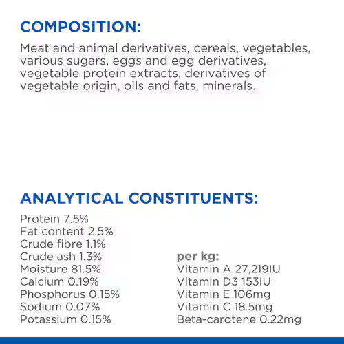 Hills Science Plan Sterilised  Adult Cat Wet Food with Chicken Pouches