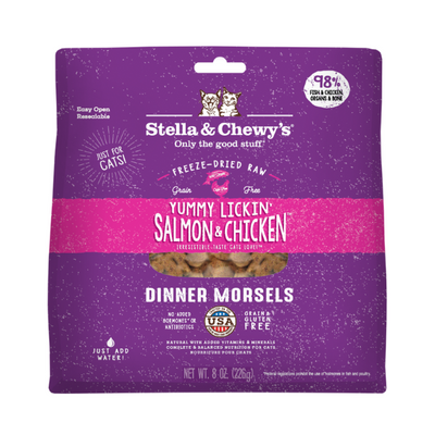 Stella & Chewy's Cat FD Yummy Lickin' Salmon & Chicken - PetCentral 