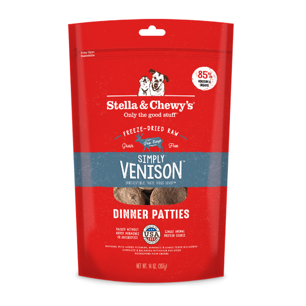 Stella & Chewy's Dog Freeze-Dried Simply Venison Dinner - PetCentral 