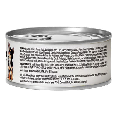 Nulo Small Breed Dog Grain-Free Lamb & Sweet Potato 156g Can